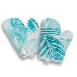 Rękawice kuchenne z magnesem Gomer Liście 2 sztuki