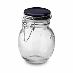 Słoik z klipsem Tadar 130 ml mix kolorów ceramiczna pokrywka