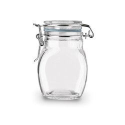 Słoiki szklane z klipsem i silikonową uszczelką Tadar Baryłka 100 ml 6 sztuk