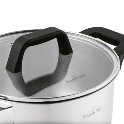 Garnek nierdzewny z pokrywką Starke Pro Sfera 1,7 l