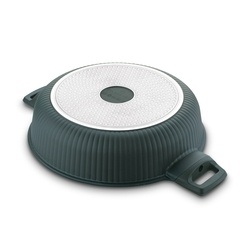 Patelnia marmurowa z pokrywką krótkie uchwyty Starke Pro Eridan 28 cm 