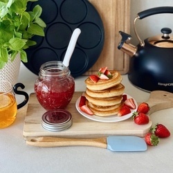 Szpatułka kuchenna silikonowa Tadar 25,5 cm niebieska