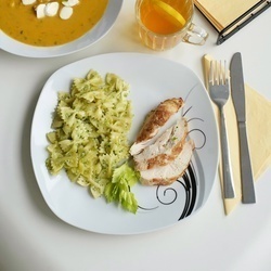 Talerz obiadowy kwadratowy Tadar Dolce Vita 25,5 cm