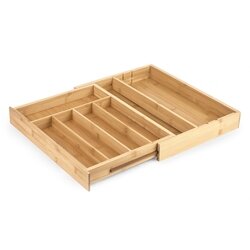 Wkład do szuflady na sztućce bambusowy Konighoffer 30,5-50 x 38 x 5 cm regulowany