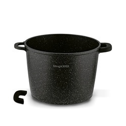 Zestaw 2 garnków na indukcję wysokich Konighoffer Pollo 6,8 l 10 l i 4 nakładki