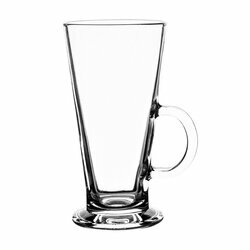 Zestaw 6 szklanek Tadar Caffee Latte 250 ml i 6 złotych łyżeczek koktajlowych