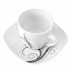 Zestaw filiżanek do kawy Tadar Dolce Vita 12 elementów porcelanowy
