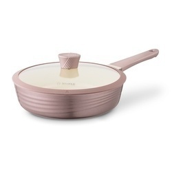 Zestaw garnków ceramicznych na indukcję Starke Pro Naturale Rose Gold 10 elementów