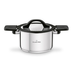 Zestaw garnków nierdzewnych z pokrywkami Starke Pro Creativo 8 elementów