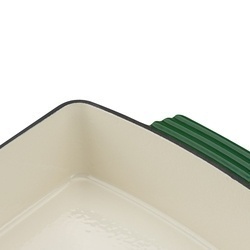 Brytfanna żeliwna emaliowana Konighoffer 39 x 23 x 7 cm zielona