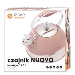 Czajnik ze stali nierdzewnej Tadar Nuovo 3 l nude