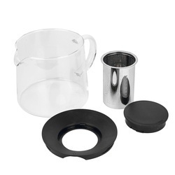 Dzbanek do herbaty z zaparzaczem i podgrzewaczem ceramicznym Konighoffer Andrea 1,5 l