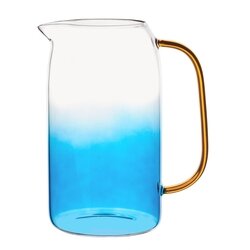 Dzbanek szklany Starke Pro Arube 1,5 l i 2 szklanki 300 ml niebieskie