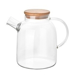 Dzbanek z zaparzaczem i szklanym podgrzewaczem Tadar Nexo 1,6 l