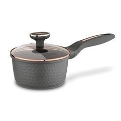 Zestaw garnków na indukcję Starke Pro Texture Grey 10 elementów i 4 noże Toshiro