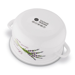 Garnek emaliowany Tadar Lawenda 3 l