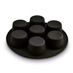 Forma do 7 muffin silikonowa do frytkownicy beztłuszczowej airfryera Tadar 21 x 21 x 4 cm