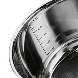 Garnek nierdzewny z pokrywką Starke Pro Sante 2,7 l