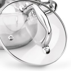 Garnek nierdzewny z pokrywką Tadar Alma 1,8 l