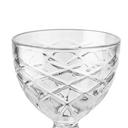 Komplet 6 szklanych pucharków deserowych Tadar Helado 400 ml