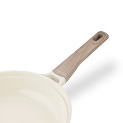 Komplet garnków ceramicznych 9 elementów Konighoffer Rosti kremowe