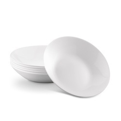 Komplet obiadowy Tadar Rita szkło hartowane 18 elementów