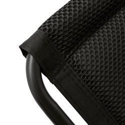 Leżanka leżak ogrodowy plażowy Tadar 6 pozycji 63 x 182 x 55 cm czarny 