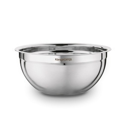 Miski nierdzewne z pokrywkami Konighoffer 16 cm 20 cm 24 cm satyna