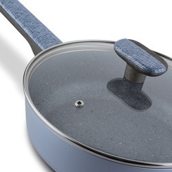 Patelnia głęboka na indukcję non stick z pokrywką Starke Pro Double 24 cm