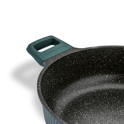Patelnia marmurowa z pokrywką krótkie uchwyty Starke Pro Eridan 28 cm