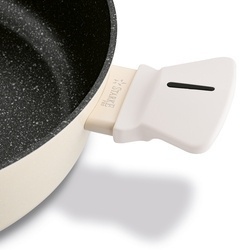 Patelnia na indukcję non-stick krótkie uchwyty z pokrywką Starke Pro Brule 28 cm