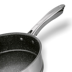 Patelnia na indukcję stalowa z pokrywką Konighoffer Petra 24 cm