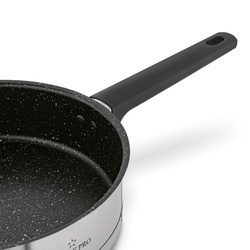 Patelnia nierdzewna non-stick z pokrywką Starke Pro Rigor 24 cm