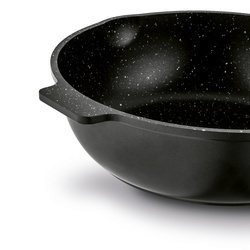 Patelnia WOK na indukcję z pokrywką Starke Pro Yasai 30 cm