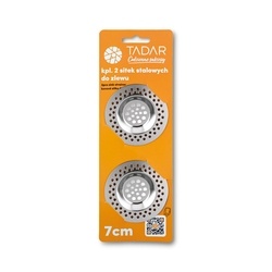 Sitko do zlewu Tadar 7 cm 2 sztuki