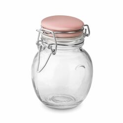 Słoik z klipsem Tadar 130 ml mix kolorów ceramiczna pokrywka