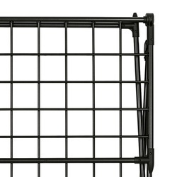 Suszarka balkonowa Konighoffer Navy Black czarna 174 x 61 x 108 cm