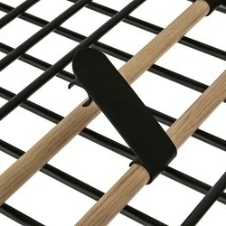 Suszarka balkonowa Konighoffer Spring Black Wooden 174 x 61 x 108 cm