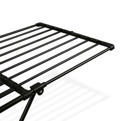 Suszarka balkonowa teleskopowa Konighoffer Lara Black 108-190 x 57 x 92 cm