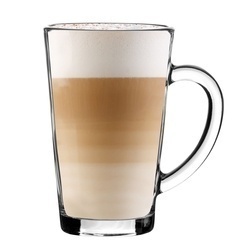 Szklanki do kawy Tadar Latte Macchiato 320 ml 6 sztuk i 6 łyżeczek koktajlowych