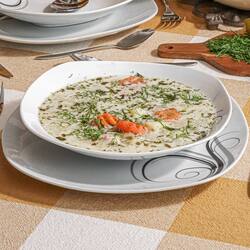 Talerz obiadowy kwadratowy Tadar Dolce Vita 25,5 cm