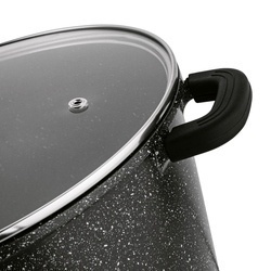 Zestaw 2 garnków na indukcję wysokich Konighoffer Pollo 6,8 l 10 l i 4 nakładki