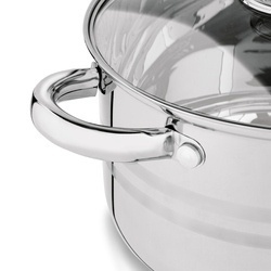 Zestaw garnków na indukcję Konighoffer Bari Silver 6 elementów