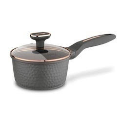 Zestaw garnków na indukcję Starke Pro Texture Grey 10 elementów i 3 noże Toshiro