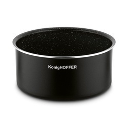 Zestaw garnków z odpinaną rączką Konighoffer Spinel Black 4 elementy bez indukcji