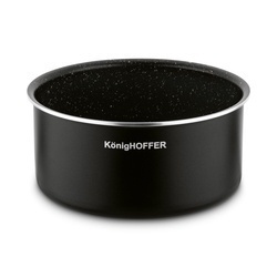 Zestaw garnków z odpinaną rączką Konighoffer Spinel Black 4 elementy indukcja 