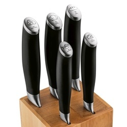 Zestaw noży kuchennych w bloku kauczukowym Konighoffer Nevis 6 elementów