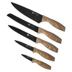 Zestaw noży w bloku Tadar Woodie 6 elementów