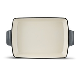 Brytfanna żeliwna emaliowana Konighoffer 39 x 23 x 7 cm szara