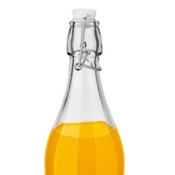 Butelka szklana z klipsem Tadar 500 ml okrągła
